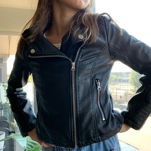Motorcycle Jacket faux leather